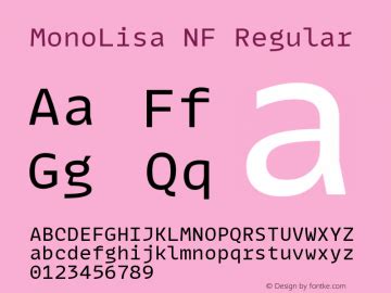 monolisa nerd font.